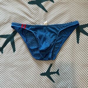 Blue Men's Casual or Swim Briefs